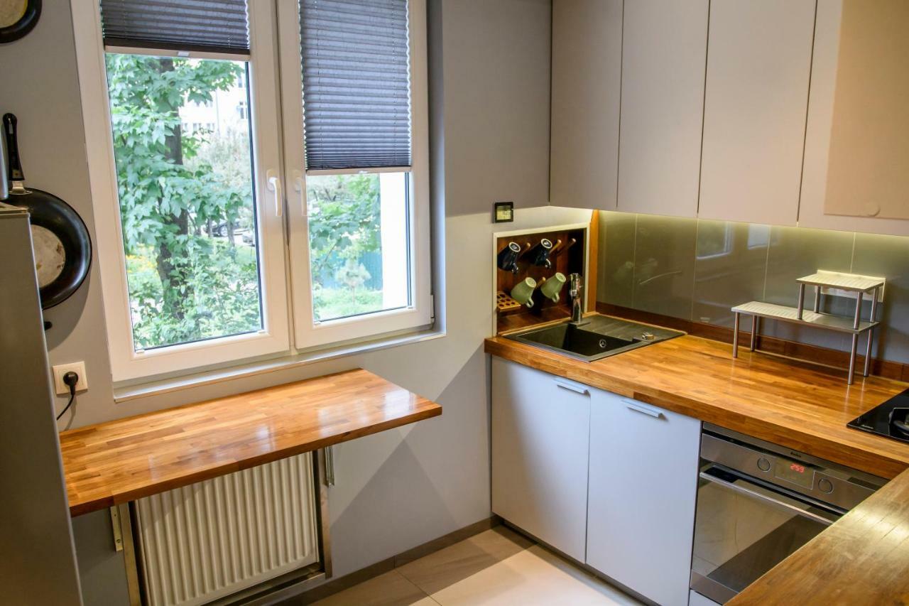 דירות ורשה Chmielna Wood Lux מראה חיצוני תמונה